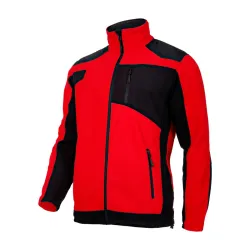
                  LAHTIPRO BLUZA POLAROWA ZE WZMOCNIENIAMI CZERWONO-CZARNA ROZMIAR XXXL L4011506